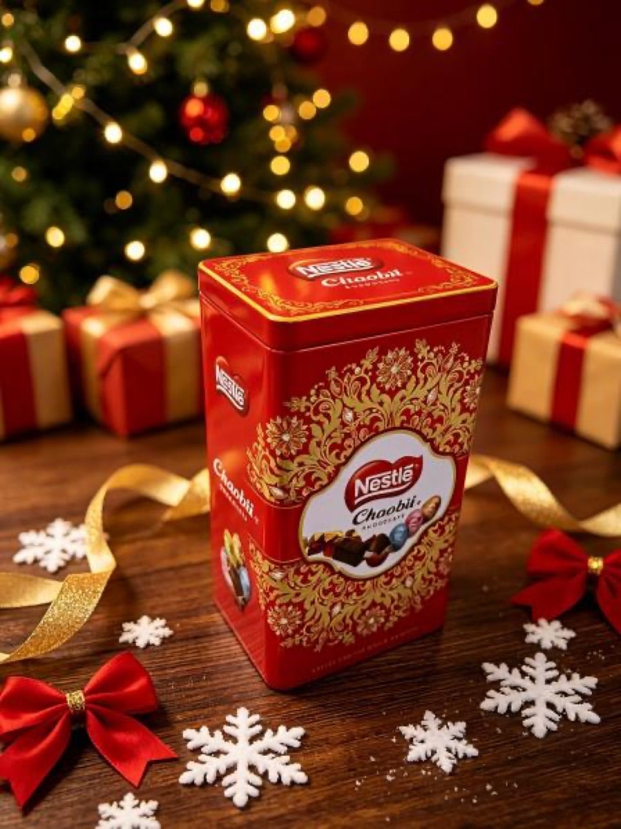 Nestlé gift tin from a confirmed Junmei European collaboration